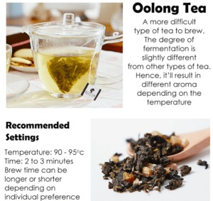 Osmanthus & Oolong Tea Packet - Tea info