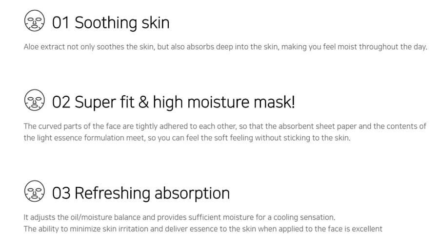 Visible Difference Mask Sheet - Benefits